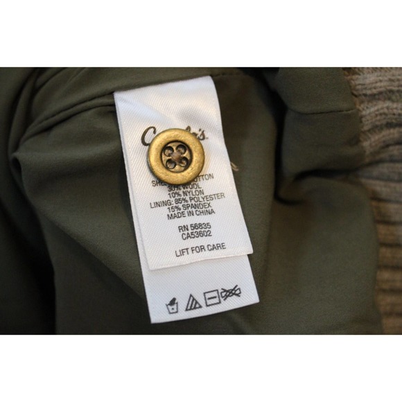 Cabela's Camo Windshear Lined Hunting Sweater Wool Blend Henley Men's 2XL H14293 - Picture 11 of 11